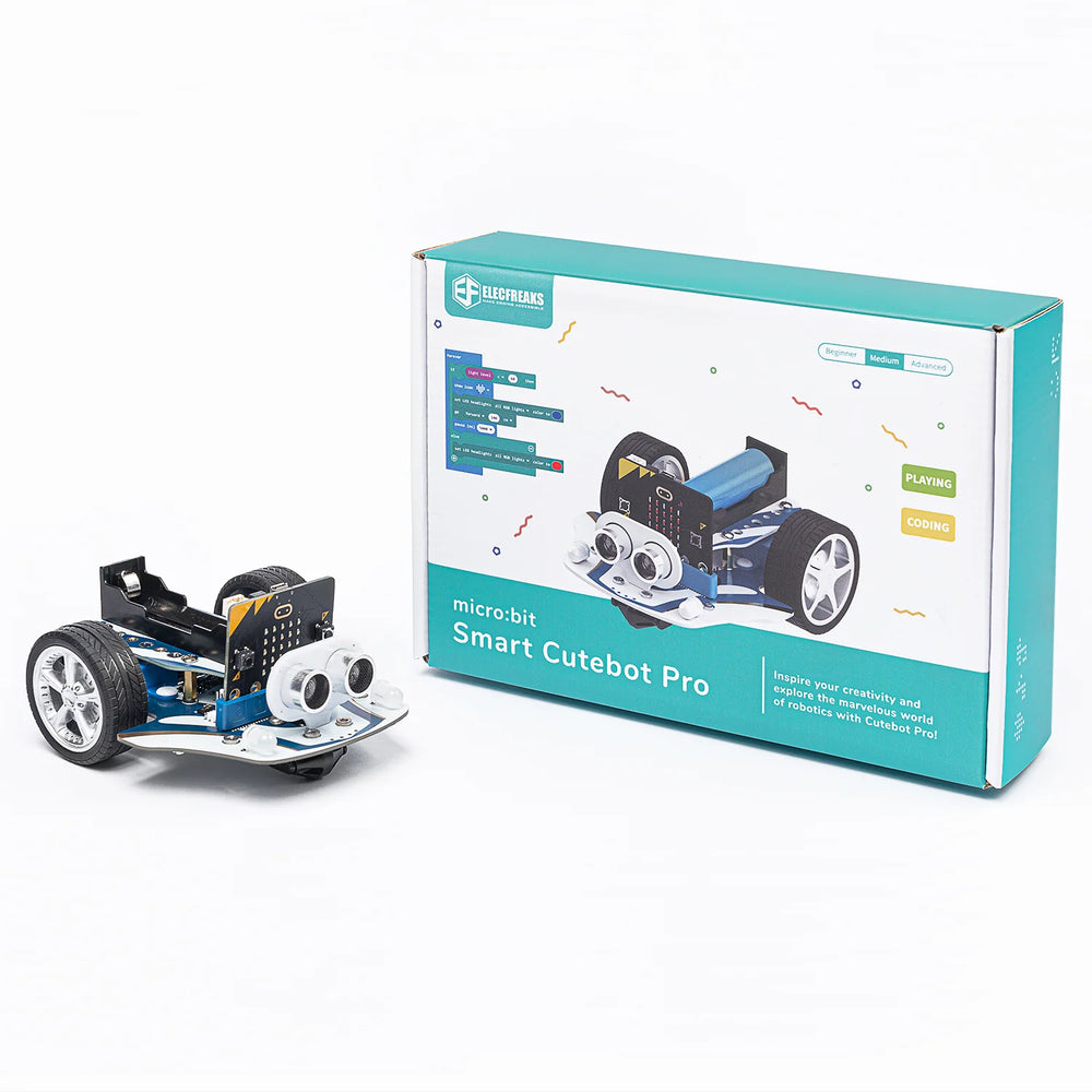 ELECFREAKS Smart Cutebot Pro V2, Programming Robot Car For micro:bit