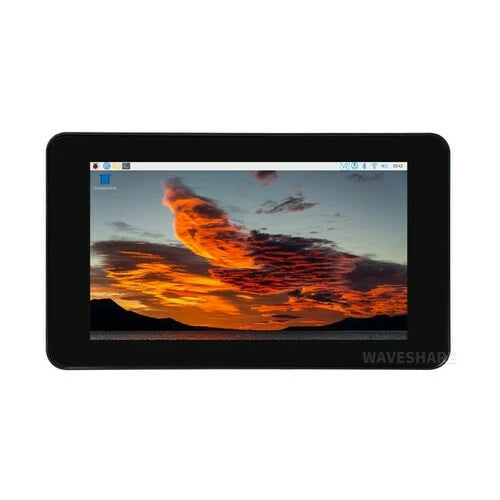 7inch Capacitive Touch Display, DSI Interface, IPS Screen, 800×480, 5-Point Touch, with case(optional)