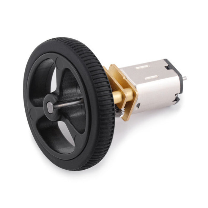 15:1 Micro Metal Gearmotor MP 6V with Extended Motor Shaft