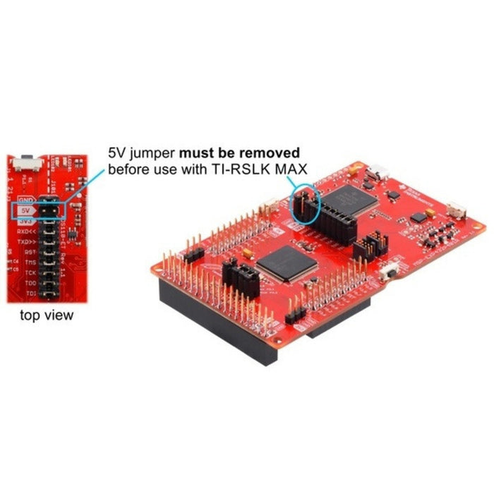 MSP432 LaunchPad Assembled with Headers for TI-RSLK MAX