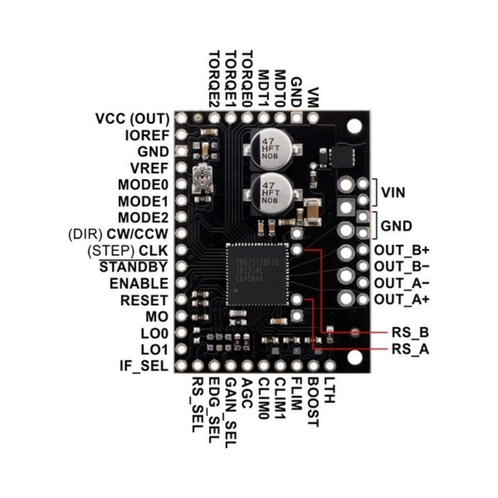 TB67S128FTG Stepper Motor Driver Carrier