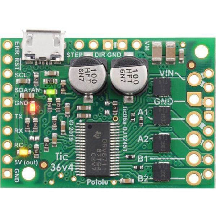 Tic 36v4 USB Multi-Interface High-Power Stepper Motor Controller