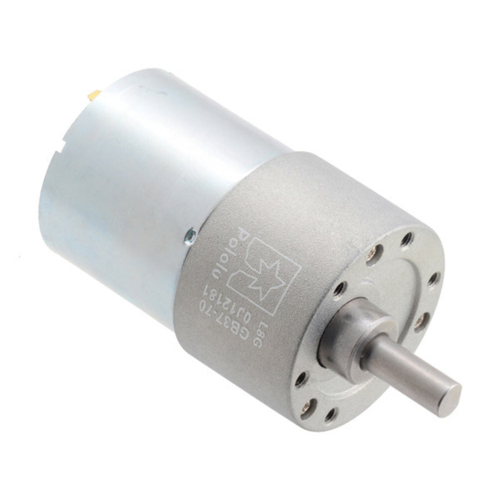 70:1 Metal Gearmotor 37Dx54L mm 24V (Helical Pinion)