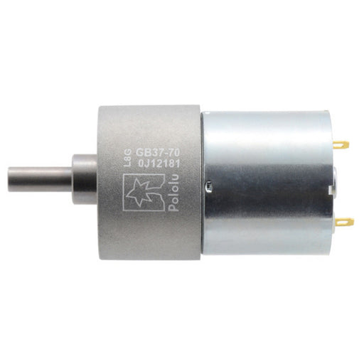 70:1 Metal Gearmotor 37Dx54L mm 24V (Helical Pinion)