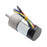 150:1 Metal Gearmotor 37Dx73L mm 24V with 64 CPR Encoder (Helical Pinion)