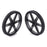 Pololu Wheel for Standard Servo Splines (25T, 5.8mm) - 70×8mm, Black, 2-Pack