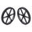 Pololu Wheel for Standard Servo Splines (25T, 5.8mm) - 90×10mm, Black, 2-Pack