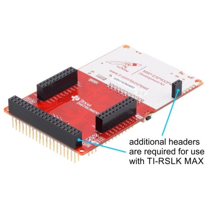 MSP432 LaunchPad Assembled with Headers for TI-RSLK MAX