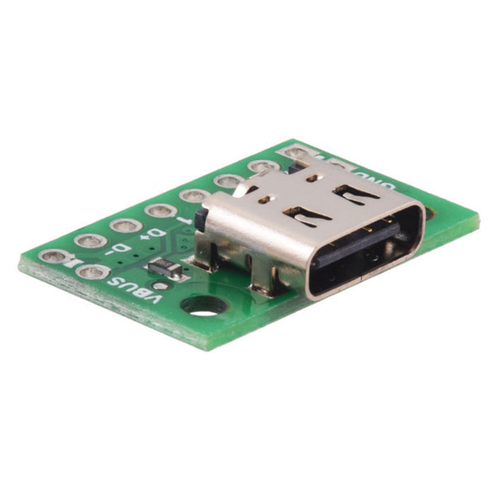 USB 2.0 Type-C Connector Breakout Board (usb07b)