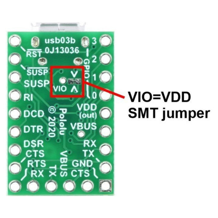 CP2102N USB-to-Serial Adapter Carrier