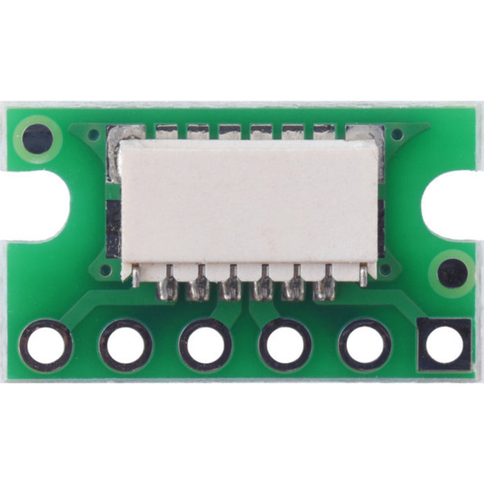 Breakout for JST SH-Style Connector, 6-Pin Male Side-Entry (Individually Packaged)