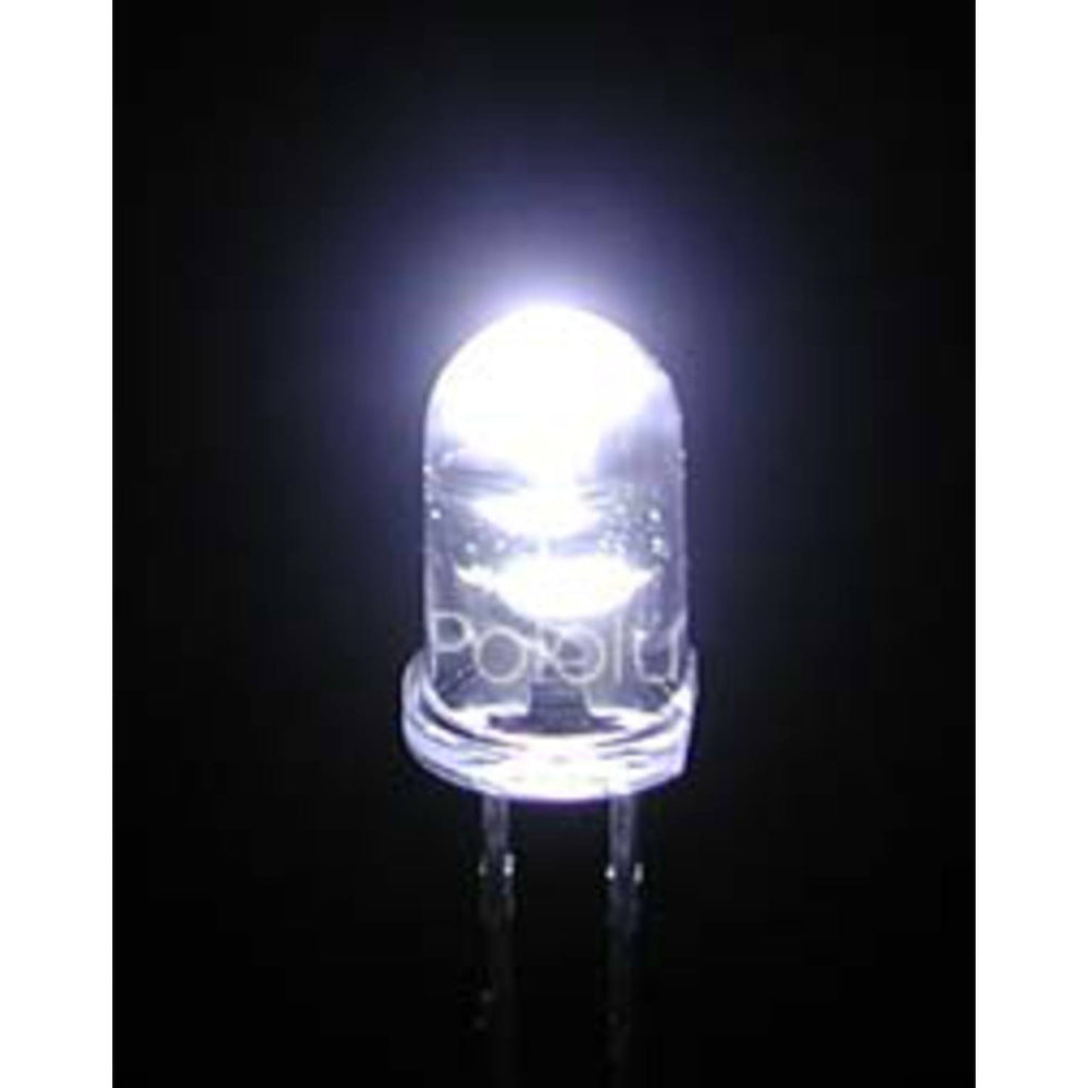 White LED (pair) T1 3/4 5000 mcd