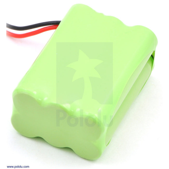 Rechargeable NiMH Battery Pack: 7.2 V, 700 mAh, 3x2 AAA Cells