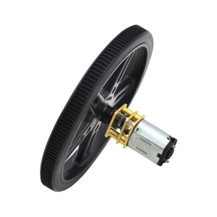 380:1 Micro Metal Gearmotor LP 6V with Extended Motor Shaft