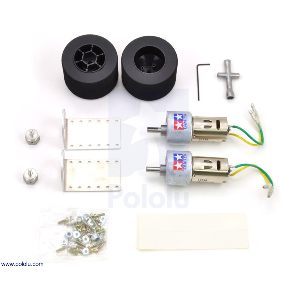 Tamiya 72101 Gear Head Motor + Sponge Tire Set