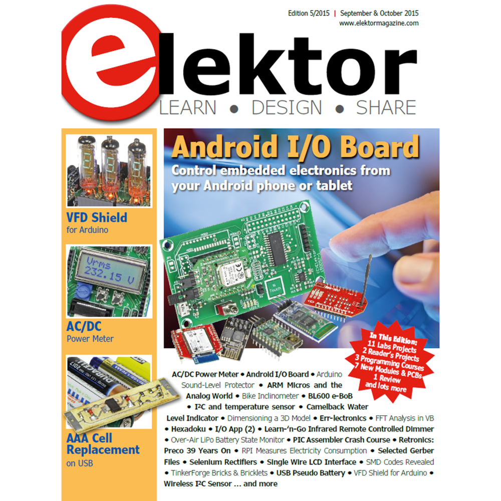 Free Elektor magazine September/October 2015