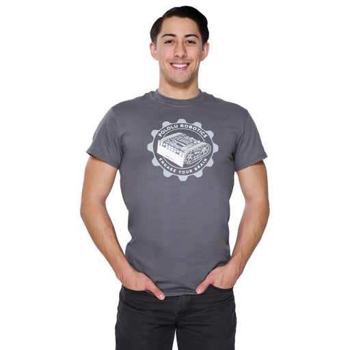 Pololu Zumo T-Shirt: Charcoal Gray, Adult XXXL