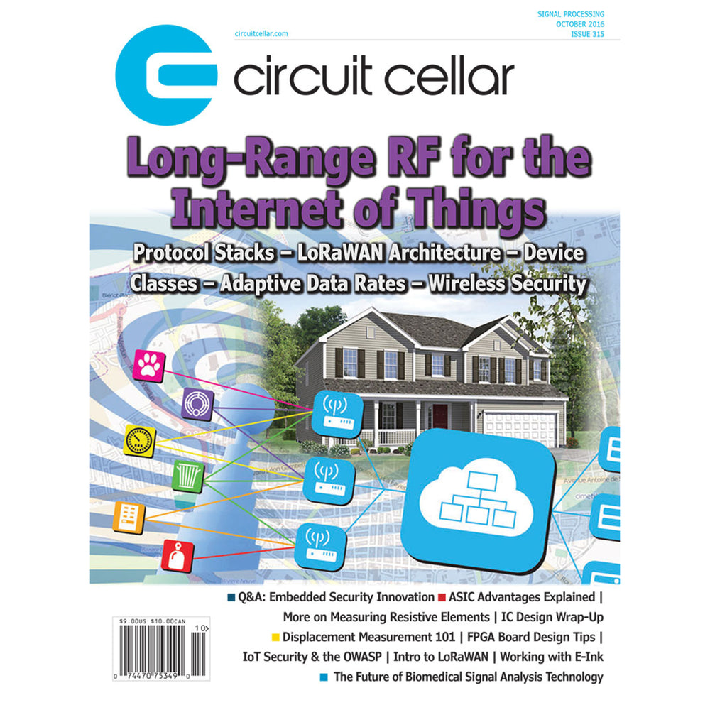 Free Circuit Cellar magazine October 2016