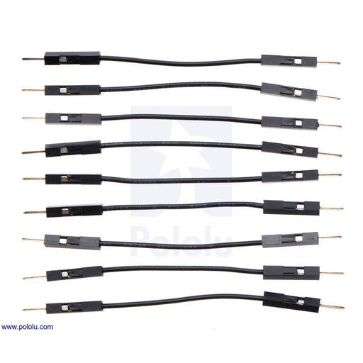 Premium Jumper Wire 10-Pack M-M 2" Black