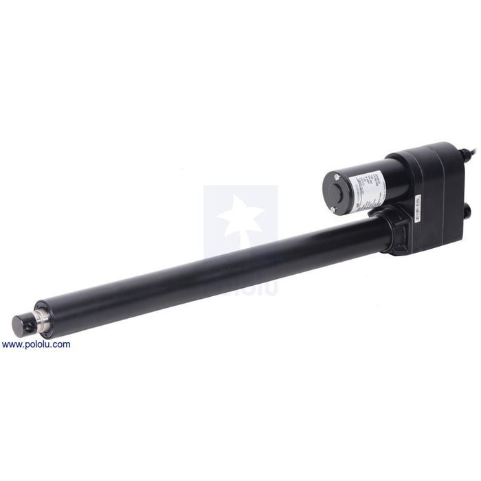 Glideforce LACT18-500AL Industrial-Duty Linear Actuator with Acme Drive: 250kgf, 18" Stroke, 0.66"/s, 12V