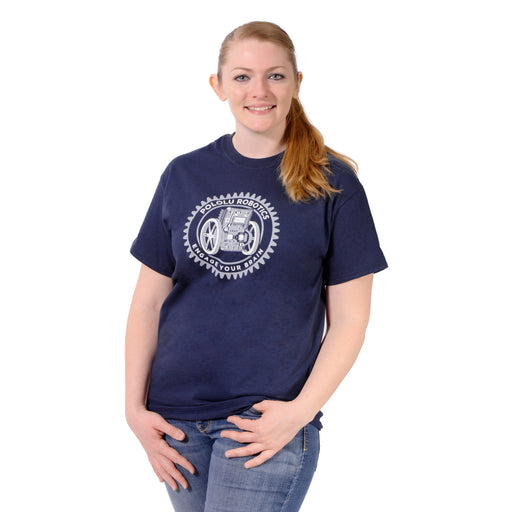 Pololu Balboa T-Shirt: Navy Blue, Youth XS