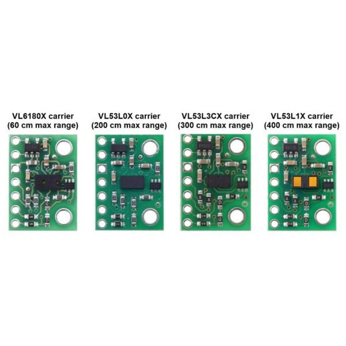 VL53L3CX Time-of-Flight Multi-Target Distance Sensor Carrier with Voltage Regulator, 300cm Max