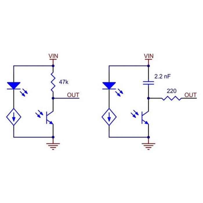 QTR-HD-06RC Reflectance Sensor Array: 6-Channel, 4mm Pitch, RC Output