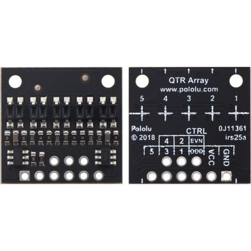 QTR-HD-05A Reflectance Sensor Array: 5-Channel, 4mm Pitch, Analog Output