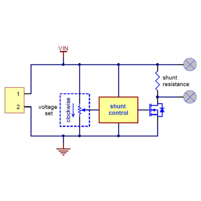 Shunt Regulator: 33.0V, 4.00Ω, 9W