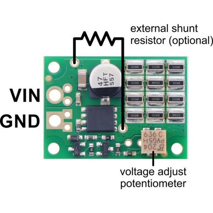 Shunt Regulator: Fine-Adjust HV, 4.10Ω, 15W