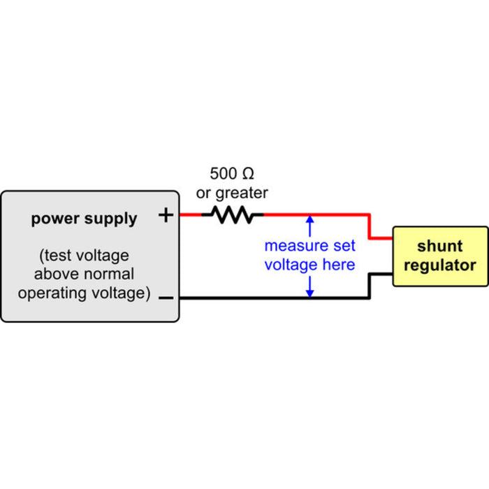 Shunt Regulator: Fine-Adjust HV, 4.10Ω, 15W