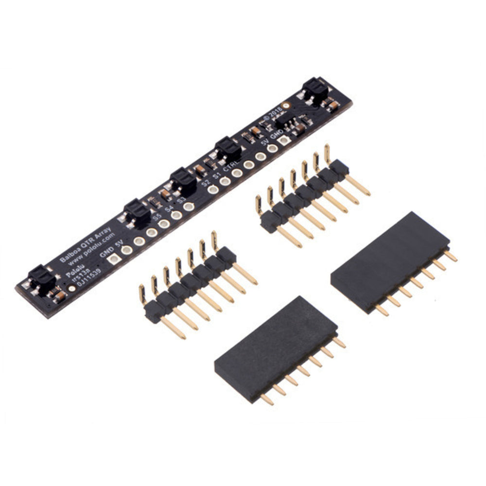 5-Channel Reflectance Sensor Array for Balboa 32U4 Balancing Robot