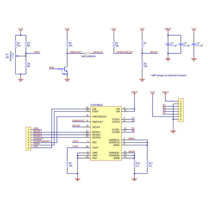 STSPIN820 Stepper Motor Driver Carrier