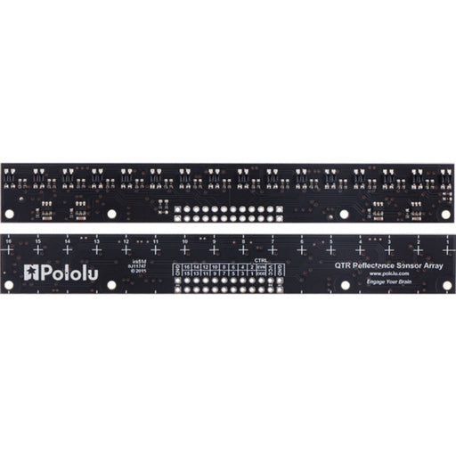 QTR-MD-16A Reflectance Sensor Array: 16-Channel, 8mm Pitch, Analog Output