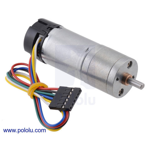 99:1 Metal Gearmotor 25Dx69L mm HP 6V with 48 CPR Encoder