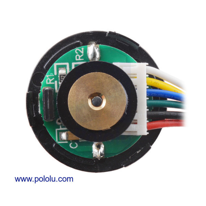 4.4:1 Metal Gearmotor 25Dx63L mm LP 12V with 48 CPR Encoder