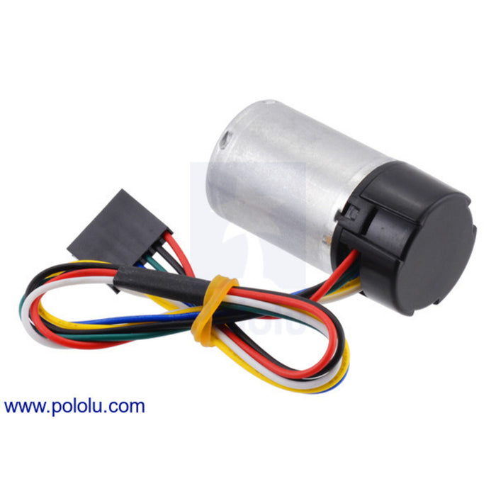 LP 12V Motor with 48 CPR Encoder for 25D mm Metal Gearmotors (No Gearbox)