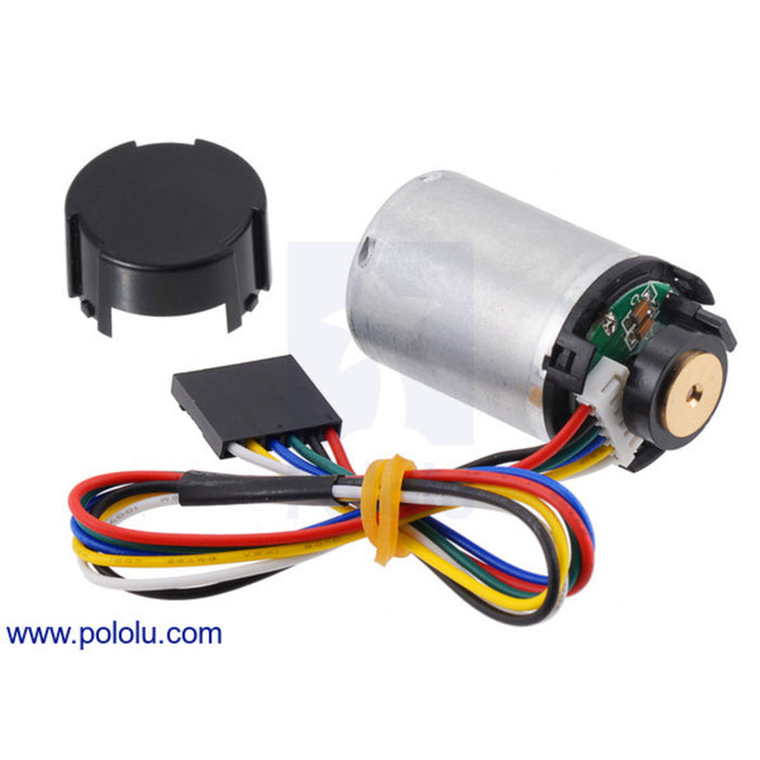 LP 12V Motor with 48 CPR Encoder for 25D mm Metal Gearmotors (No Gearbox)