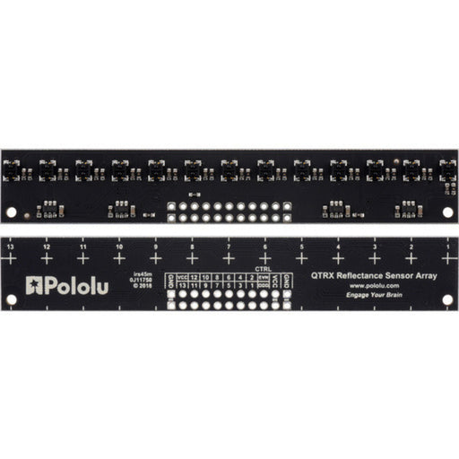 QTRX-MD-13A Reflectance Sensor Array: 13-Channel, 8mm Pitch, Analog Output, Low Current