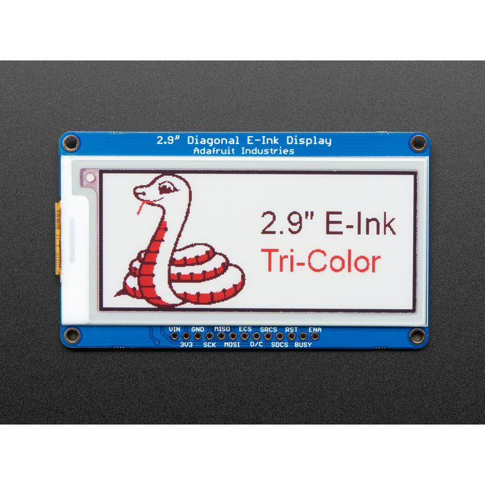 Adafruit 2.9" Red/Black/White eInk Display Breakout - THINK INK