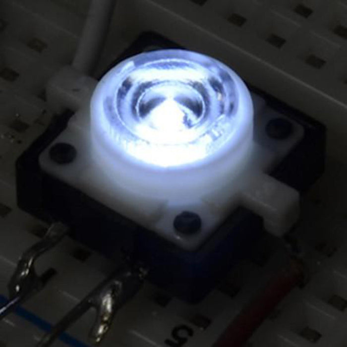 LED Tactile Button - White