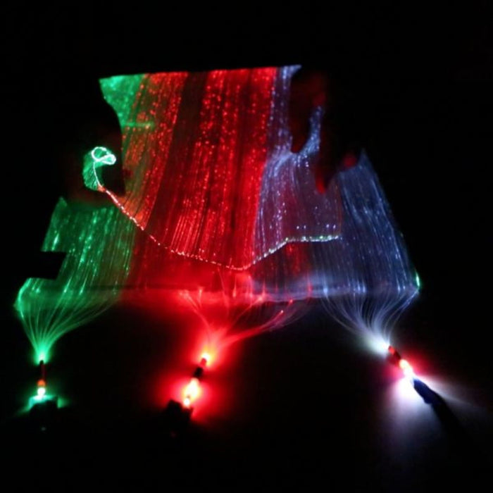 Fiber Optic Fabric - Black (30x30cm)