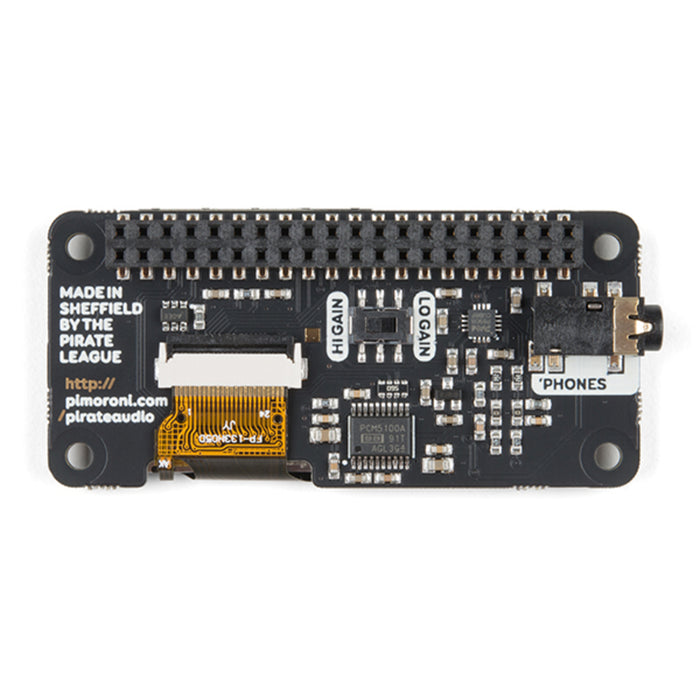 Pimoroni Pirate Audio Headphone Amp for Raspberry Pi