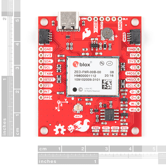 SparkFun GPS-RTK Dead Reckoning Breakout - ZED-F9R (Qwiic)
