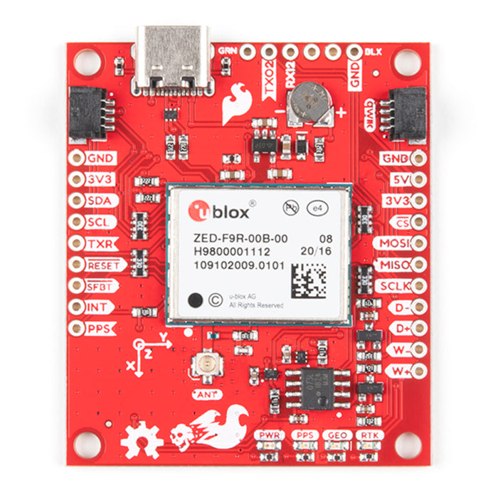 SparkFun GPS-RTK Dead Reckoning Breakout - ZED-F9R (Qwiic)