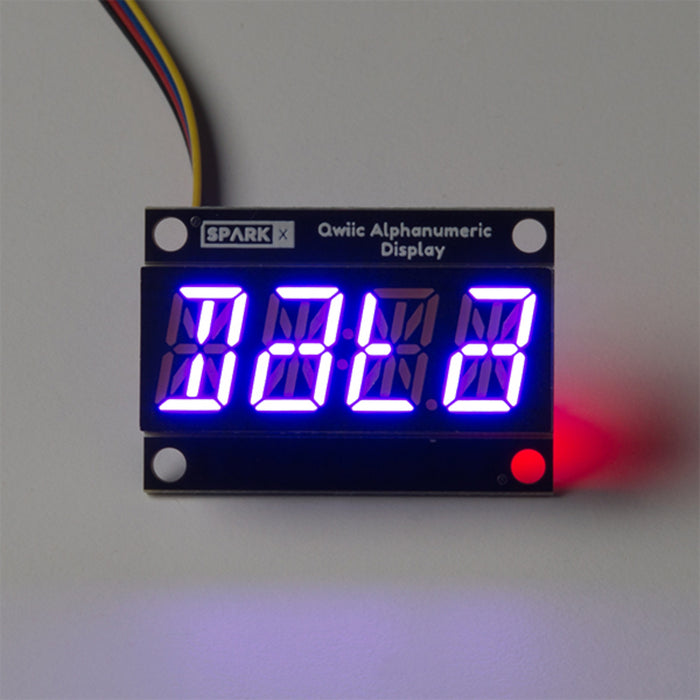 Qwiic Alphanumeric Display - Purple