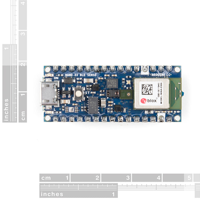 Arduino Nano 33 BLE Sense with Headers
