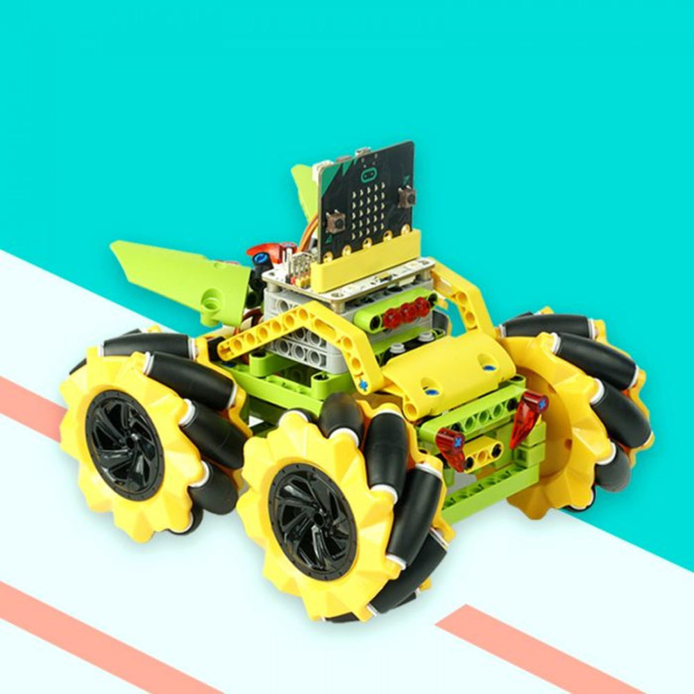 micro:bit Wonder Rugged Car (Yellow) (without micro:bit board)