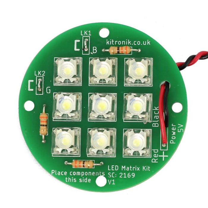 Round 5V LED Matrix Lamp Kit