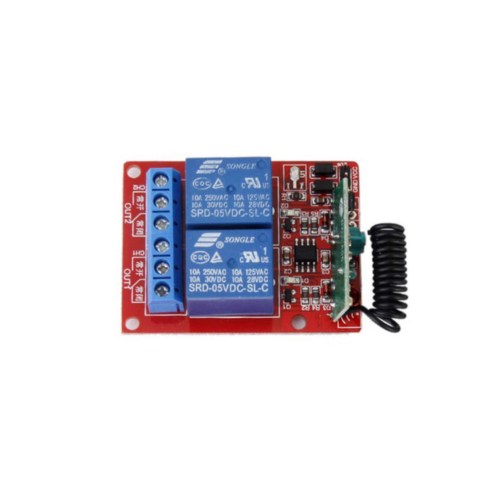 2 Channels RF Remote Control Module DC 5V